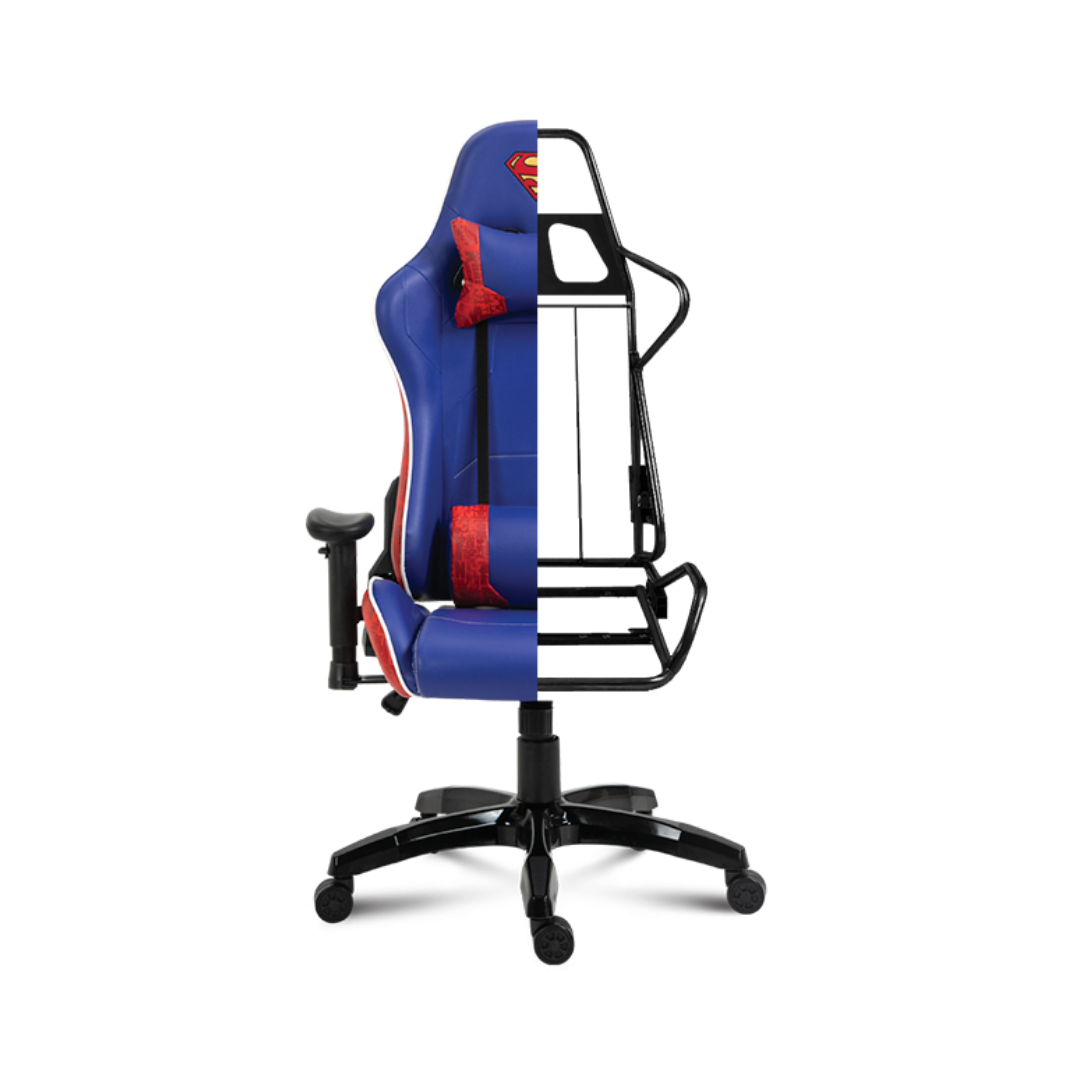 Silla Gamer Level Up Superman Metrópolis DC Comics - Imagen 4