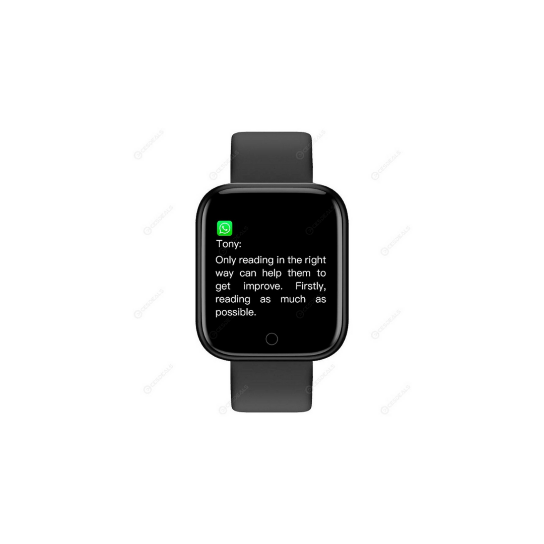 Reloj Inteligente Smartwatch Fit D20 Negro GENERICO