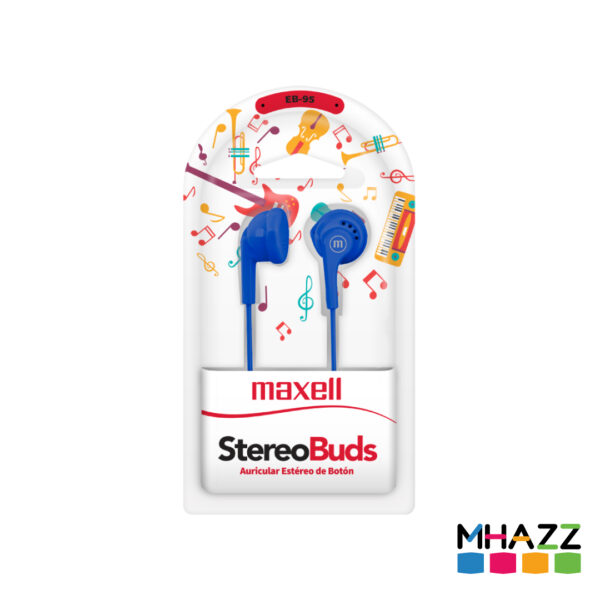 Auricular Maxell Eb 95 Earbuds In ear Azul