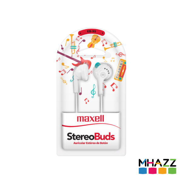 Auricular Maxell Eb 95 Earbuds In ear Blanco
