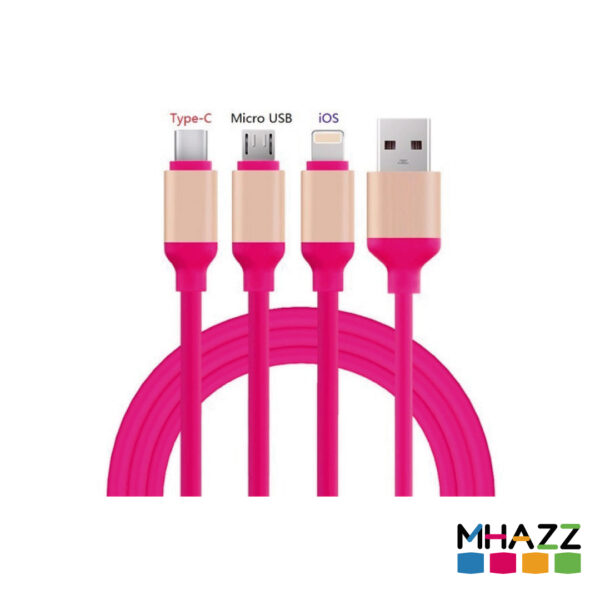 Cable-3 En 1 Mow Fucsia