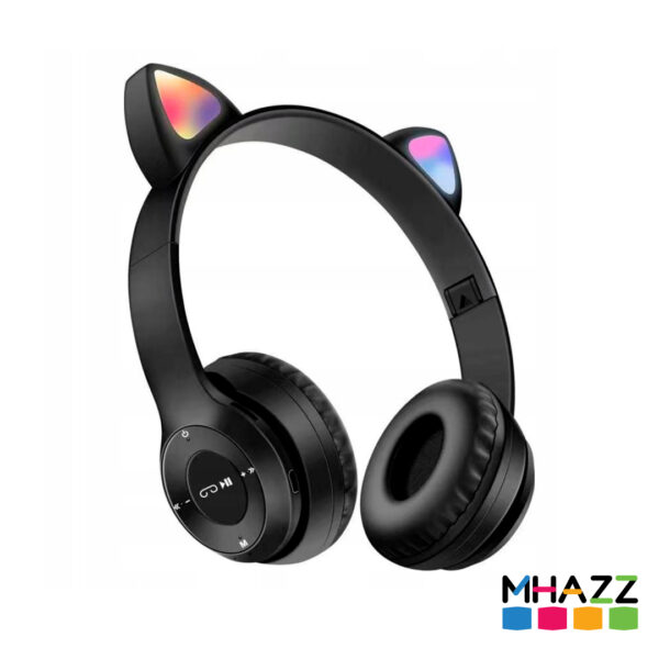 Auricular Orejas de Gatito Bluetooth – Negro