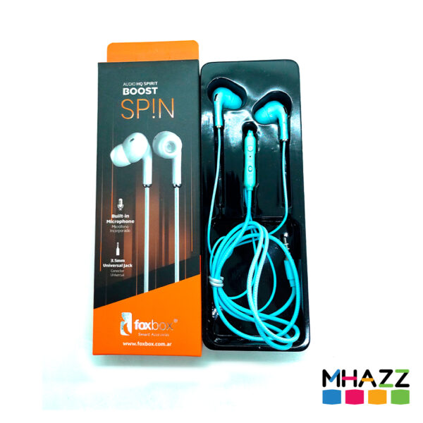 Auricular Foxbox Spin – Celeste
