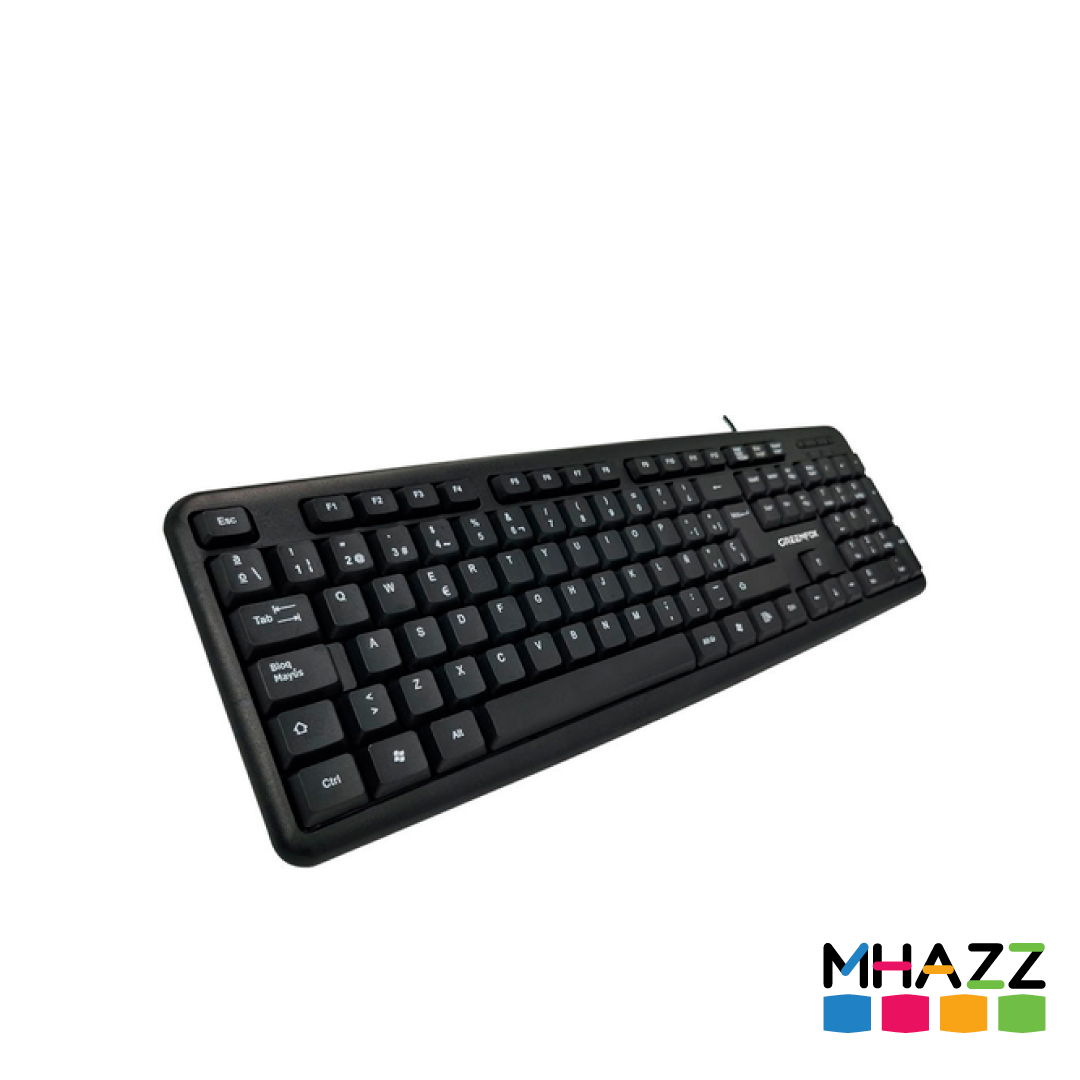 Teclado Greenfox Membrana GFK 1000 - Negro