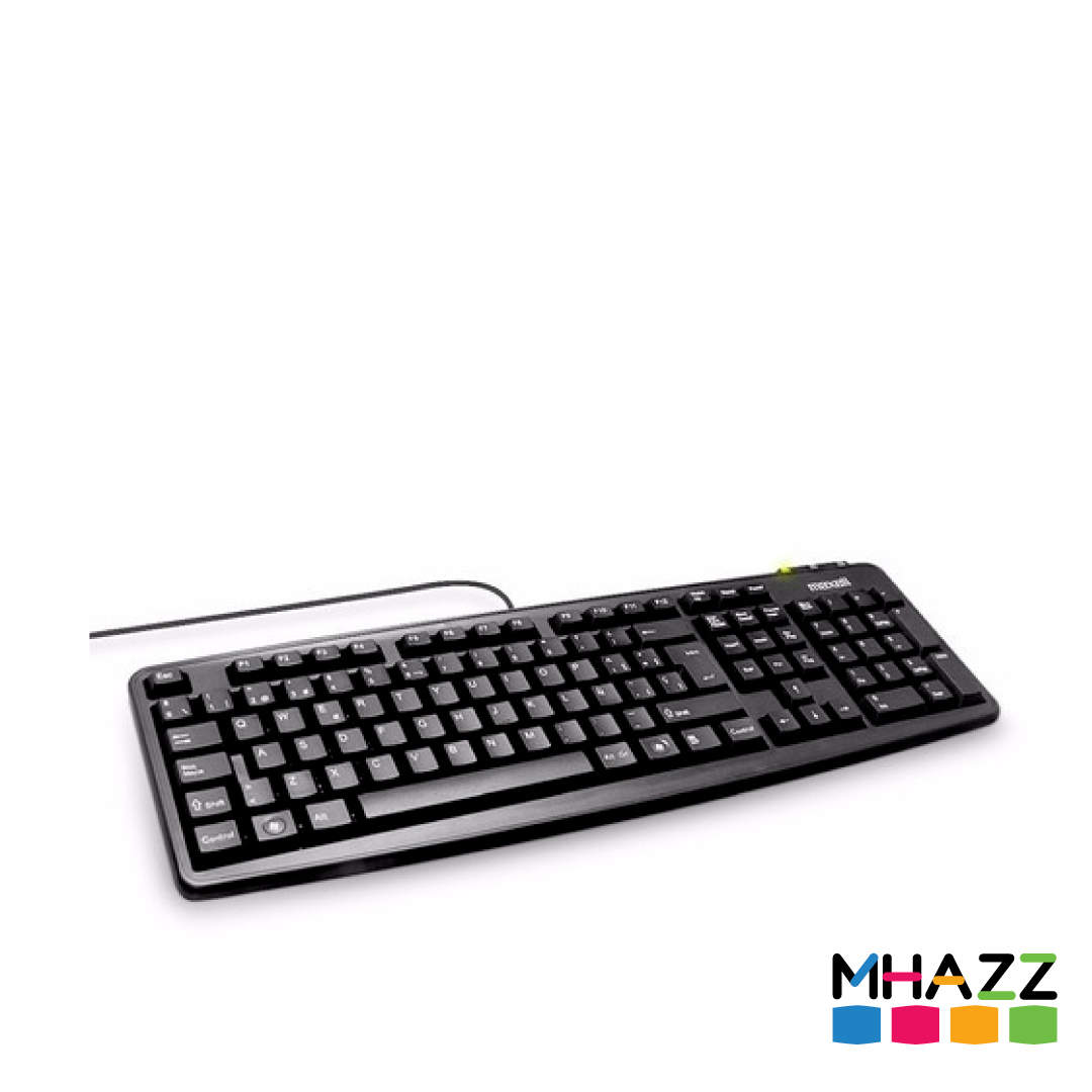Teclado Maxell KB90 Analógico Usb - Negro