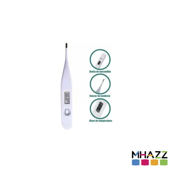 Termometro Digital Lcd para Adultos/Niños - Imagen 3