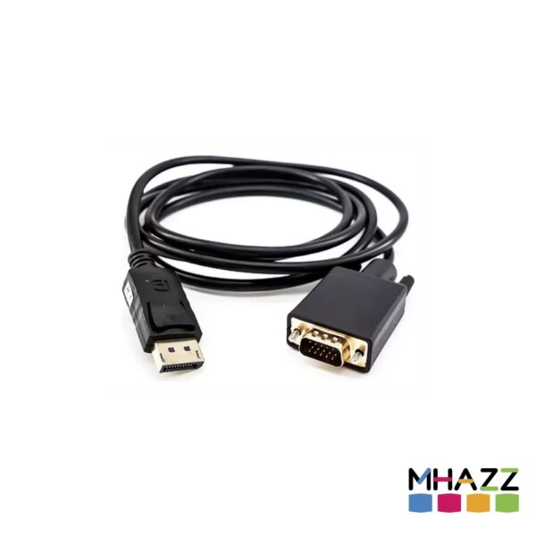 Cable Adaptador Displayport A Vga 1.8 Metros Full Hd 1080p