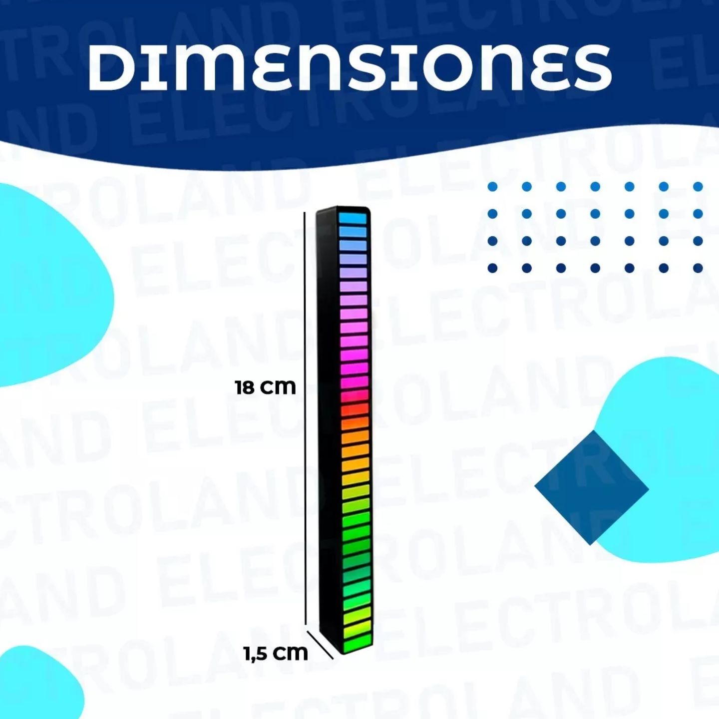 Mini Torre Led Rgb Audioritmica - Imagen 2