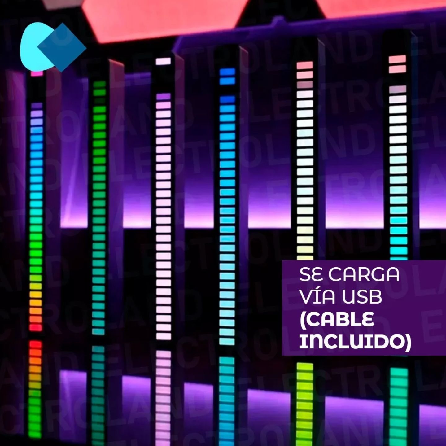Mini Torre Led Rgb Audioritmica - Imagen 3