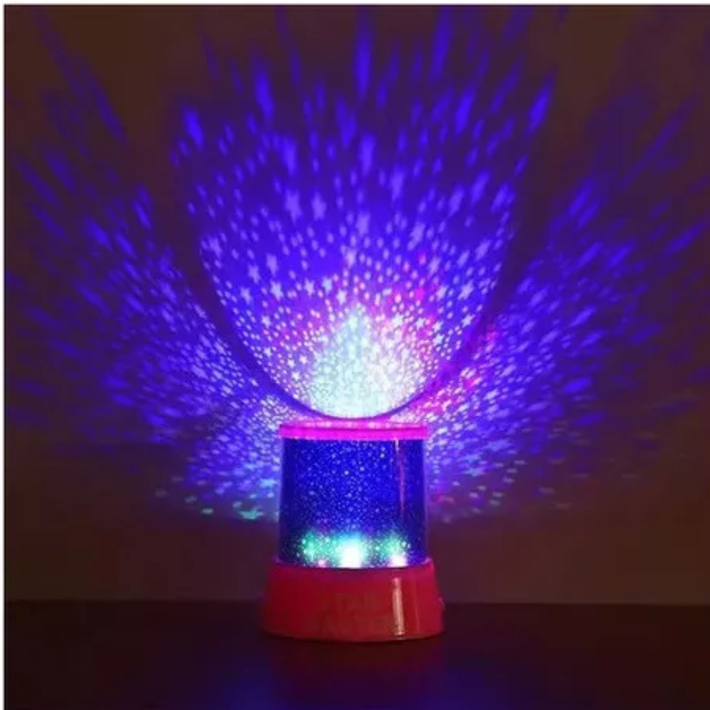 Velador Mini Lampara Proyector Estrellas Luces Led Pila Usb