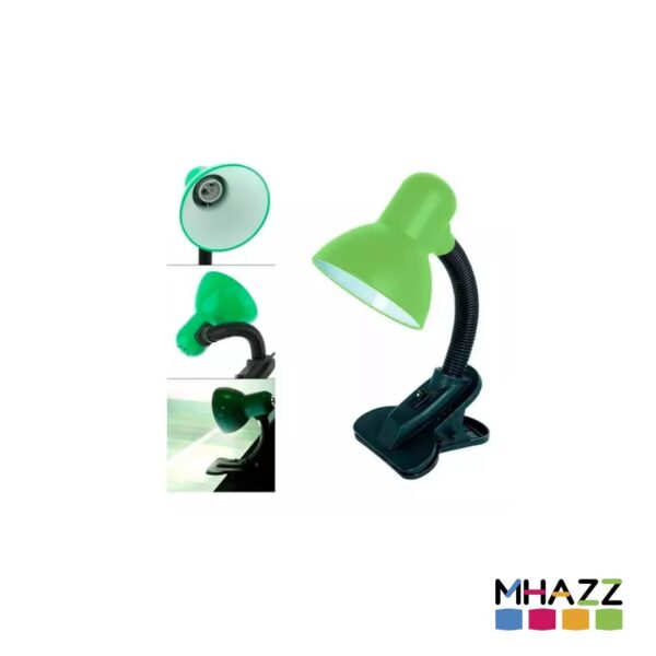 Lampara Luz D Escritorio Velador Pinza Flexible Broche Clip - Imagen 3