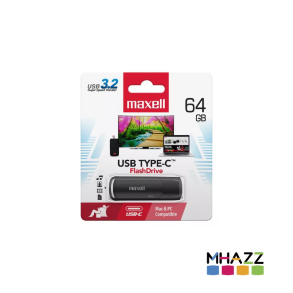 Pendrive Maxell 64GB Type C