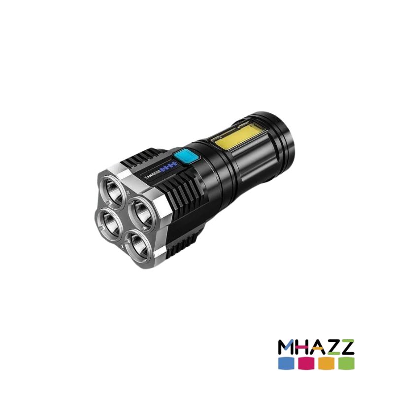 Linterna 4 Leds Recargable